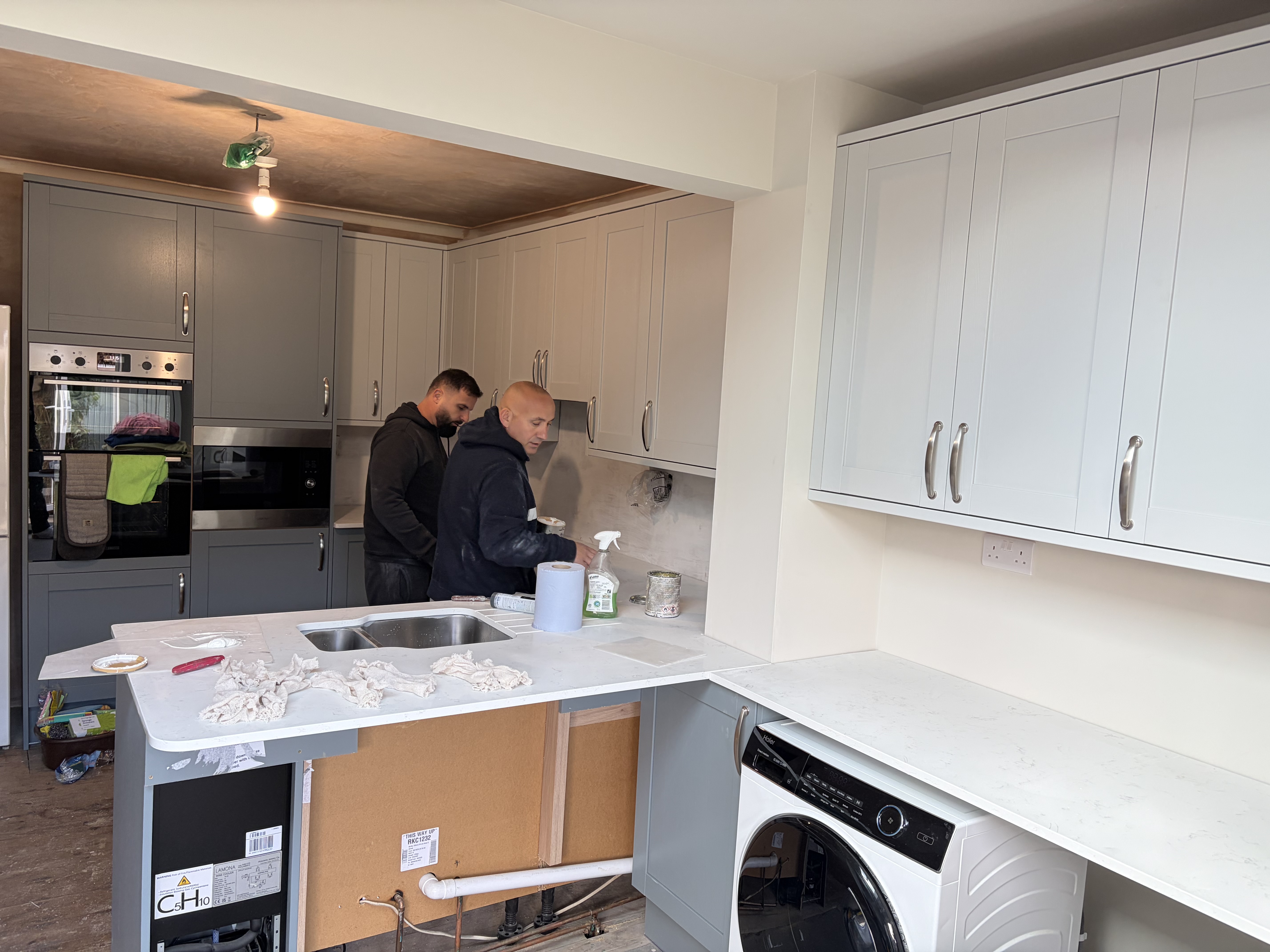 Kitchen/Diner with breakfast bar Herne Bay